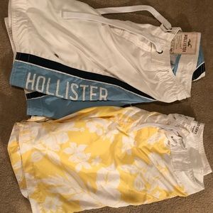 Two pair swim trunks